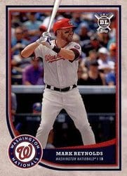 2018 Topps Big League Base Set Mark Reynolds #22 card