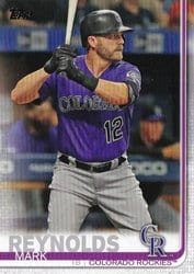2019 Topps Update Base Set Mark Reynolds #US26 card