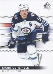 2019-20 SP Authentic Base Set Mark Scheifele #66 card