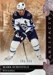 2019-20 Upper Deck Artifacts Base Set Mark Scheifele #109 card