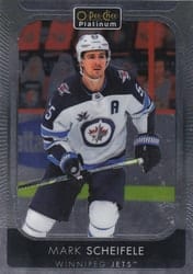 2021-22 O-Pee-Chee Platinum Base Set Mark Scheifele #184 card