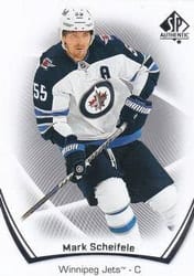 2021-22 SP Authentic Base Set Mark Scheifele #86 card