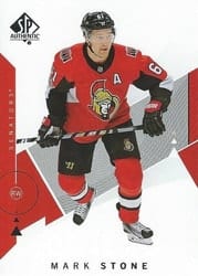 2018-19 SP Authentic Base Set Mark Stone #42 card