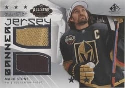 2022-23 SP Game Used 2022 NHL All-Star Game Jersey-Banner Relics Mark Stone #ASJB-MS card