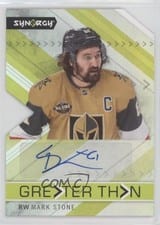 2022-23 Upper Deck Synergy Greater Than Signatures Mark Stone #GT-ST card