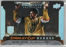 2025 Upper Deck Black Diamond Exquisite Collection Stanley Cup Heroes Mark Stone #ESC-MS card