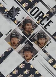 2024-25 SPx Force Mark Stone/Tomas Hertl/William Karlsson/Jack Eichel #SF-SHKE card