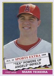 2020 Topps Archives Base Set Mark Teixeira #76TT-325 card