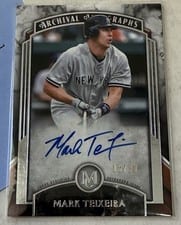 2022 Topps Museum Collection Archival Autographs Mark Teixeira #AA-MTE card