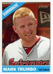 2015 Topps Heritage Base Set Mark Trumbo #197 card