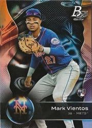2023 Bowman Platinum Base Set Mark Vientos #35 card