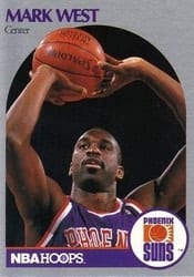 1990-91 Hoops Base Set Mark West #242 card