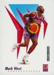 1991-92 SkyBox Base Set Mark West #231 card