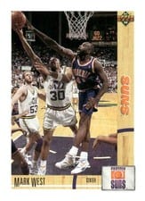 1991-92 Upper Deck Base Set Mark West #115 card