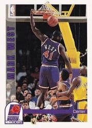 1992-93 Hoops Base Set Mark West #186 card