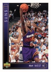 1993-94 Upper Deck Base Set Mark West #80 card