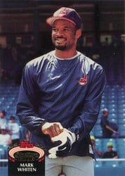 1992 Stadium Club Base Set Mark Whiten #51 card