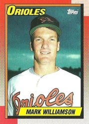 1990 Topps Base Set Mark Williamson #13 card