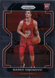 2021-22 Panini Prizm Base Set Marko Simonovic #166 card