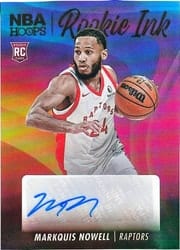 2023-24 Hoops Rookie Ink Markquis Nowell #RI-NOW card
