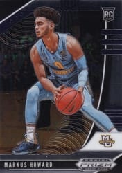 2020 Panini Prizm Draft Picks Base Set Markus Howard #40 card