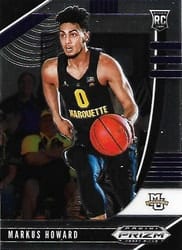 2020 Panini Prizm Draft Picks Base Set Markus Howard #80 card