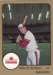 1988 ProCards Base Set Marlin McPhail #777 card