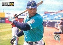 1996 Collector's Choice Base Set Marlins Checklist #399 card