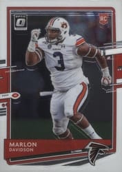 2020 Donruss Optic Base Set Marlon Davidson #135 card