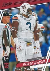 2020 Panini Prestige Base Set Marlon Davidson #281 card