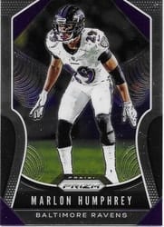 2019 Panini Prizm Base Set Marlon Humphrey #75 card