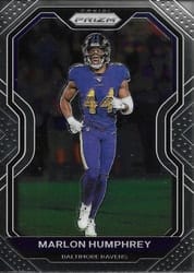 2020 Panini Prizm Base Set Marlon Humphrey #43 card
