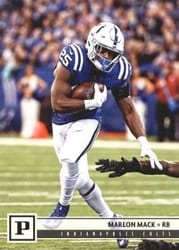 2018 Panini Base Set Marlon Mack #129 card