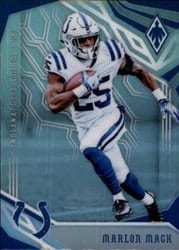 2018 Panini Phoenix Base Set Marlon Mack #43 card