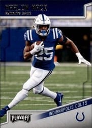 2018 Panini Playoff Base Set Marlon Mack #83 card