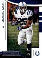 2018 Panini Rookies & Stars Base Set Marlon Mack #81 card