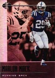 2019 Panini Illusions Base Set Marlon Mack #14 card