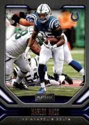 2019 Panini Playbook Base Set Marlon Mack #30 card