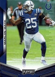 2019 Panini Playoff Base Set Marlon Mack #56 card