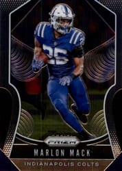 2019 Panini Prizm Base Set Marlon Mack #146 card