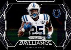 2019 Panini Prizm Brilliance Marlon Mack #12 card