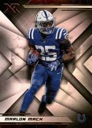 2019 Panini XR Base Set Marlon Mack #82 card