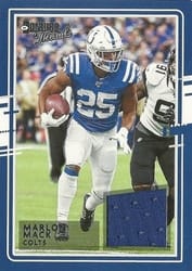 2020 Donruss Donruss Threads Marlon Mack #33 card