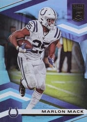2020 Donruss Elite Base Set Marlon Mack #34 card