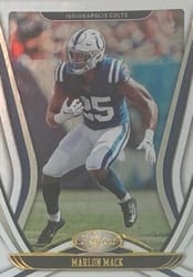 2020 Panini Certified Base Set Marlon Mack #29 card