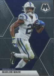 2020 Panini Mosaic Base Set Marlon Mack #92 card