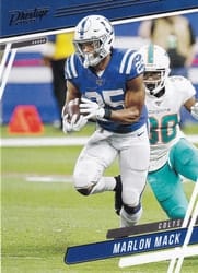 2020 Panini Prestige Base Set Marlon Mack #69 card