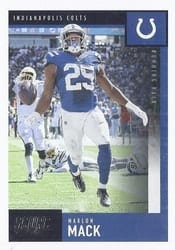 2020 Score Base Set Marlon Mack #98 card