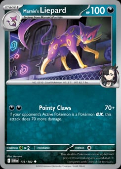 Destined Rivals Marnie's Liepard #131 card