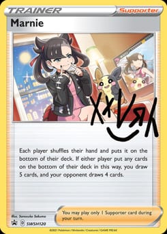 SWSH Black Star Promos Marnie #SWSH120 card